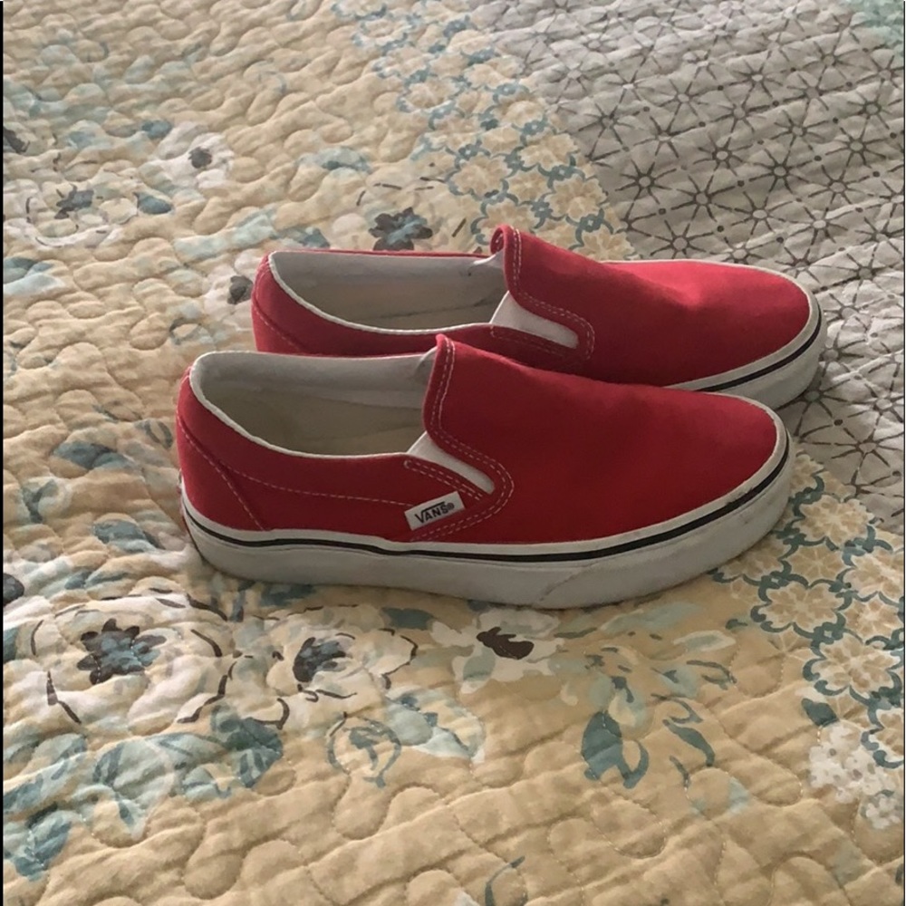 Women’s Red Vans
